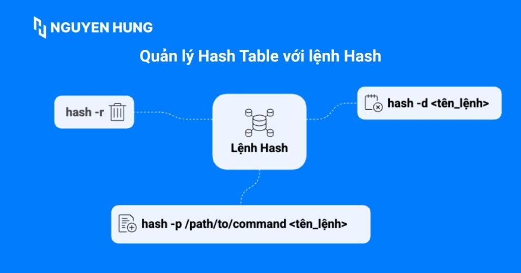 Quản lý Hash Table với lệnh Hash