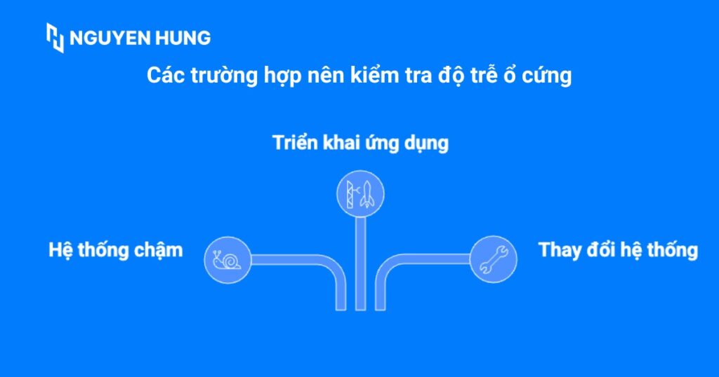 Các trường hợp nên kiểm tra độ trễ ổ cứng